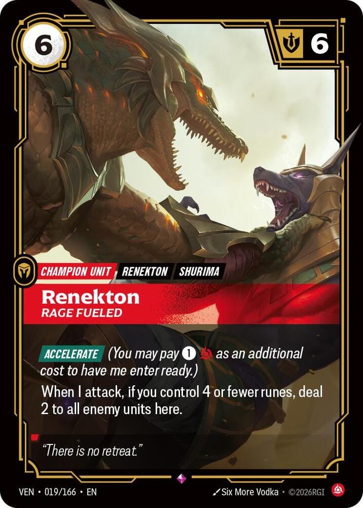 Renekton, Rage Fueled - 019/166