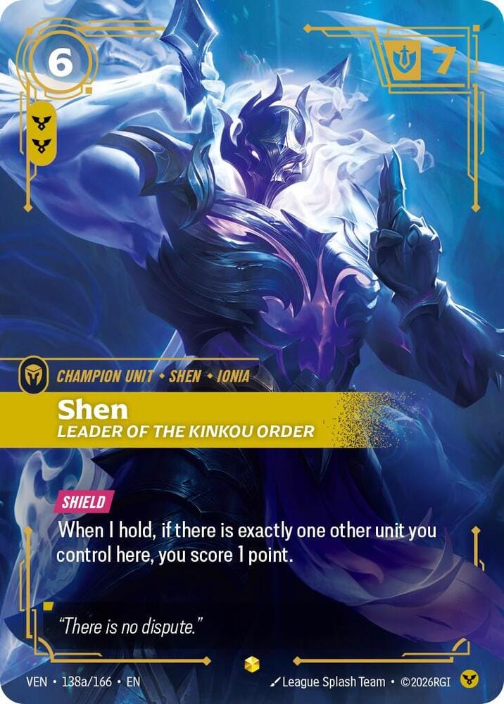 Shen, Leader of the Kinkou Order (Alternate Art) - 138a/166