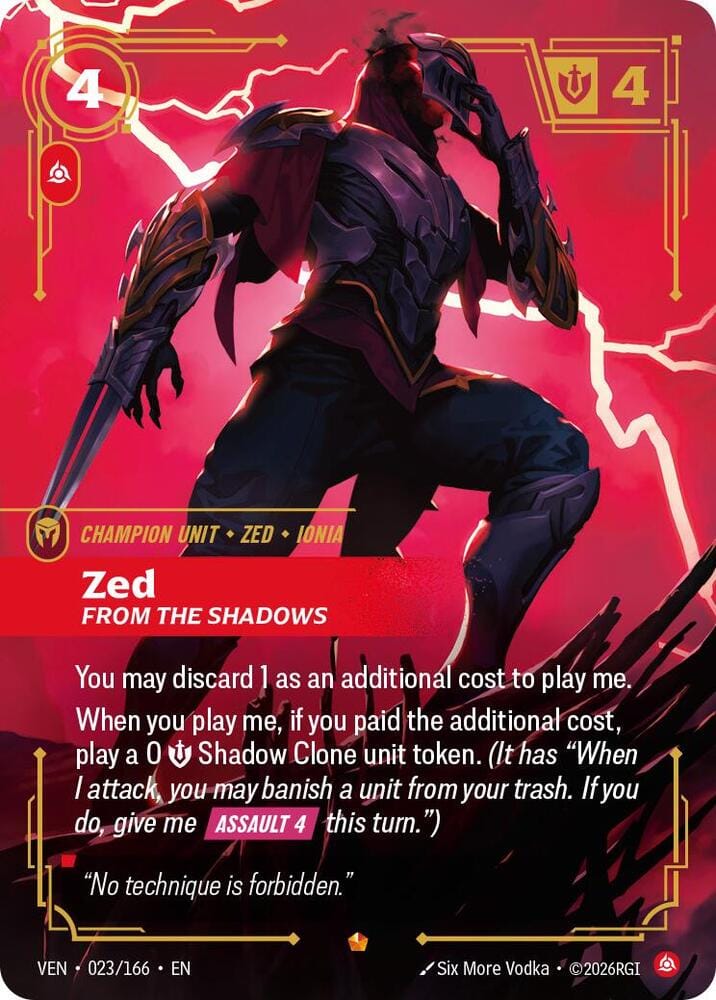 Zed - From the Shadows - 023/166