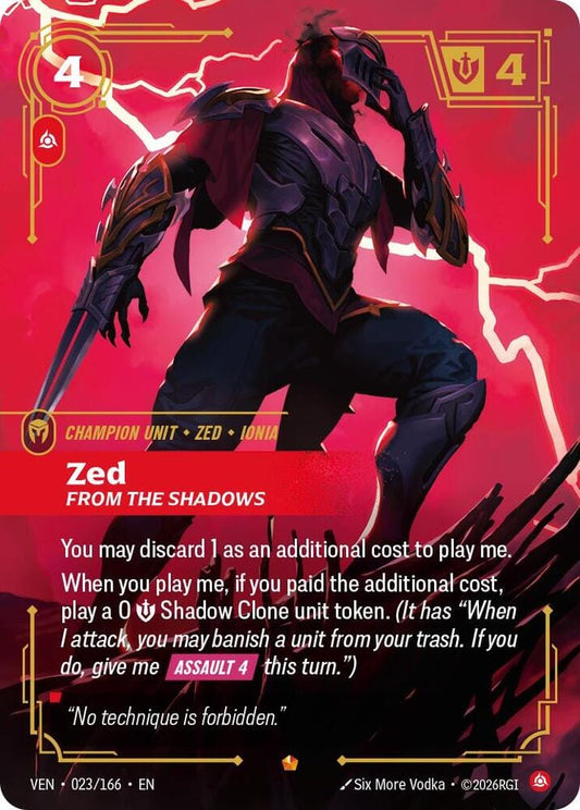 Zed - From the Shadows - 023/166