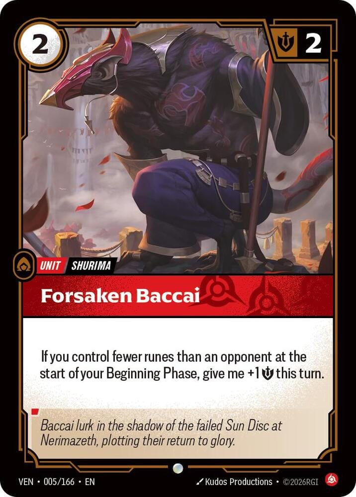 Forsaken Baccai - 005/166