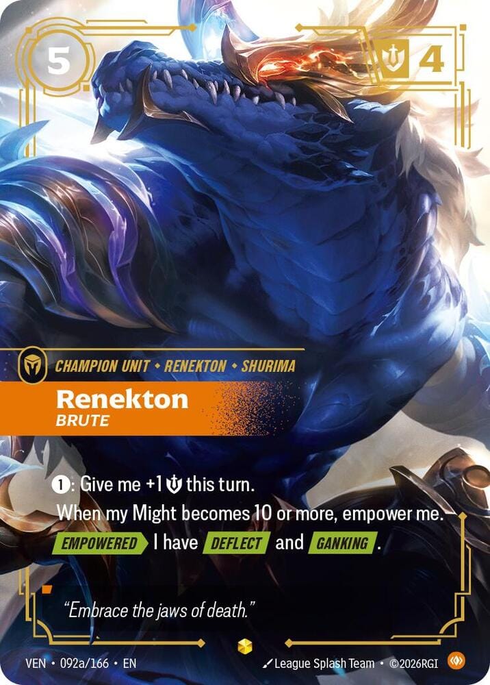Renekton - Brute (Alternate Art) - 092a/166
