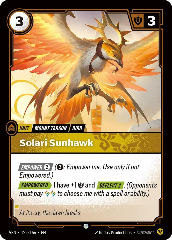 Solari Sunhawk - 122/166