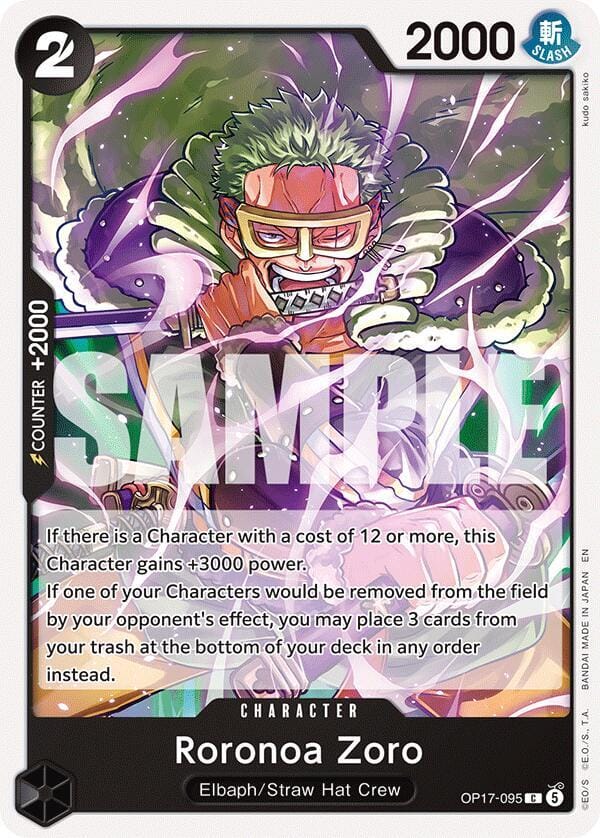Roronoa Zoro OP17-095