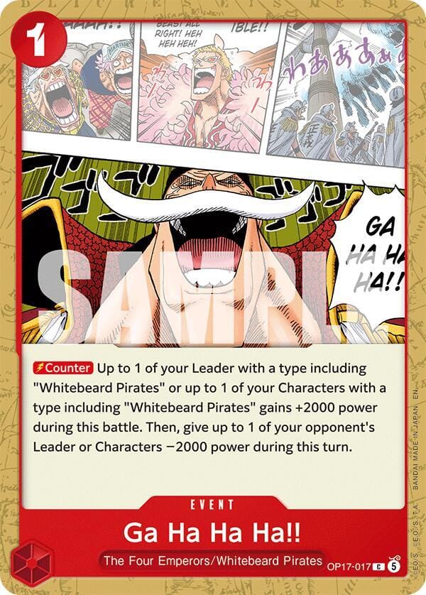 Ga Ha Ha Ha!! OP17-017