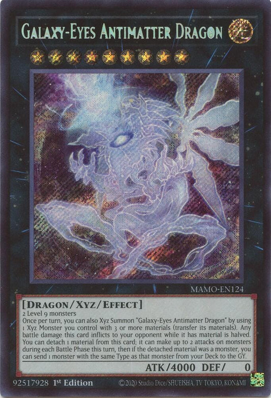 Galaxy-Eyes Antimatter Dragon MAMO-EN124