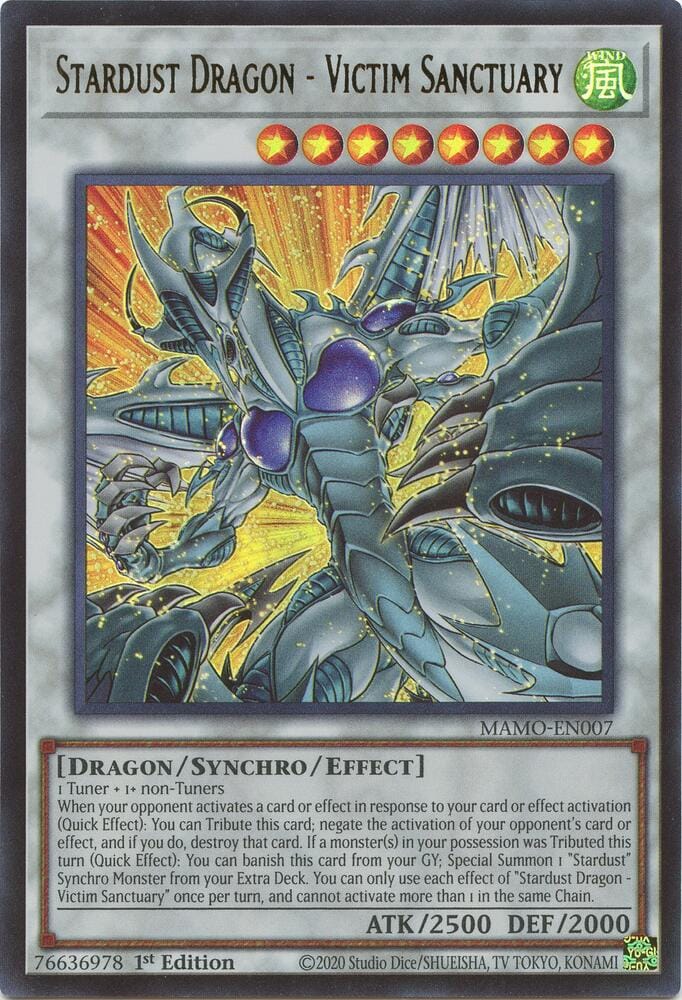Stardust Dragon - Victim Sanctuary MAMO-EN007
