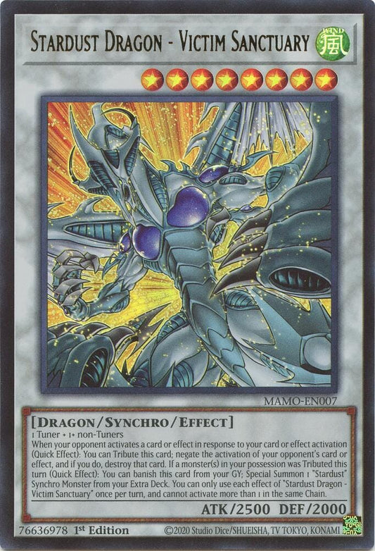 Stardust Dragon - Victim Sanctuary MAMO-EN007