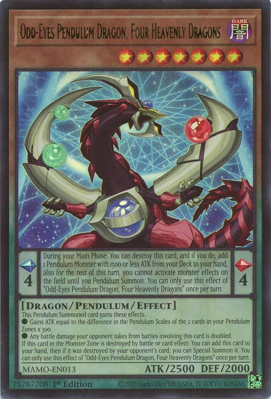 Odd-Eyes Pendulum Dragon, Four Heavenly Dragons MAMO-EN013