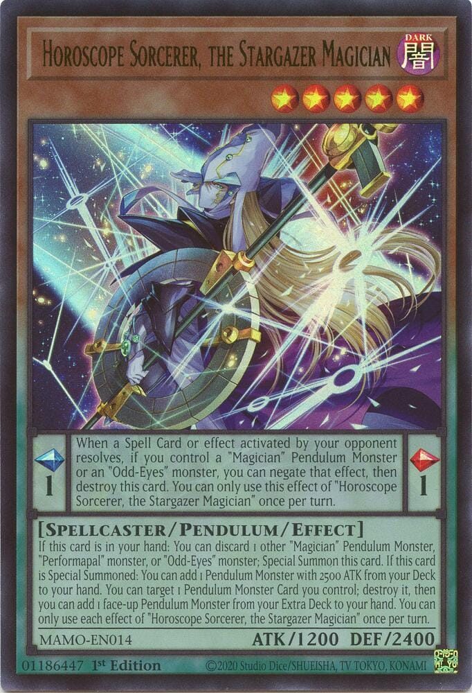 Horoscope Sorcerer, the Stargazer Magician MAMO-EN014