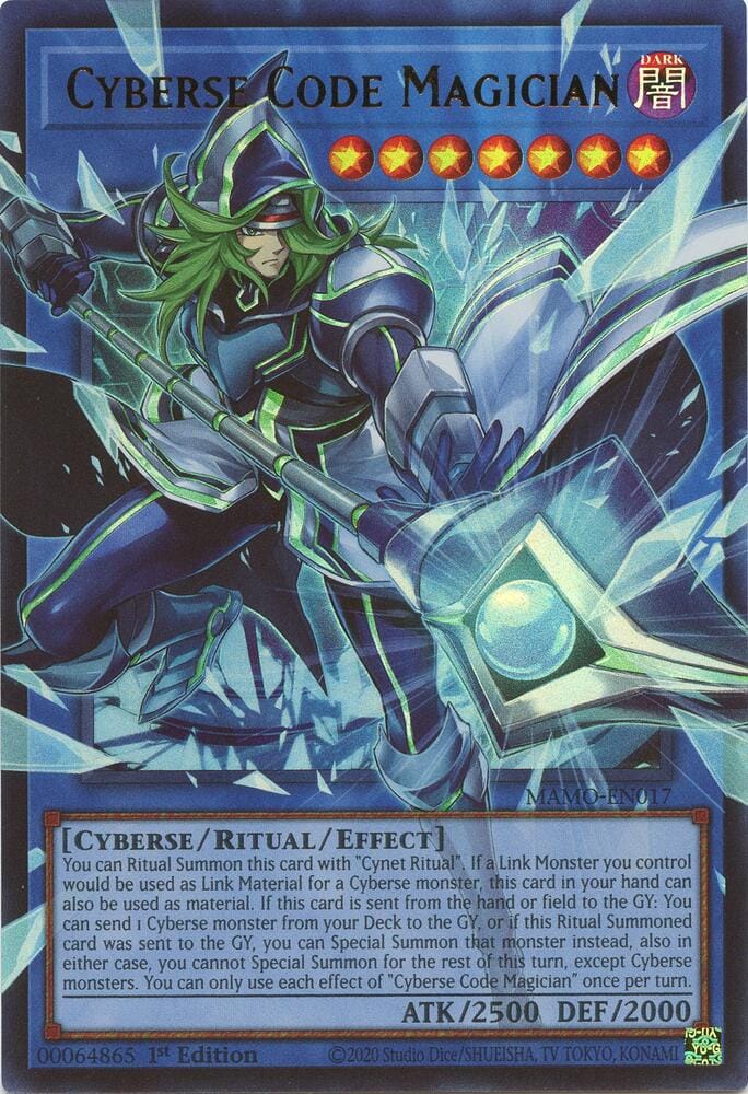 Cyberse Code Magician (Extended Art) MAMO-EN017