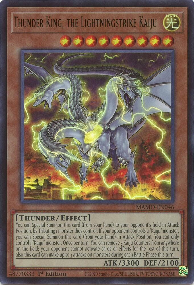 Thunder King, the Lightningstrike Kaiju MAMO-EN046