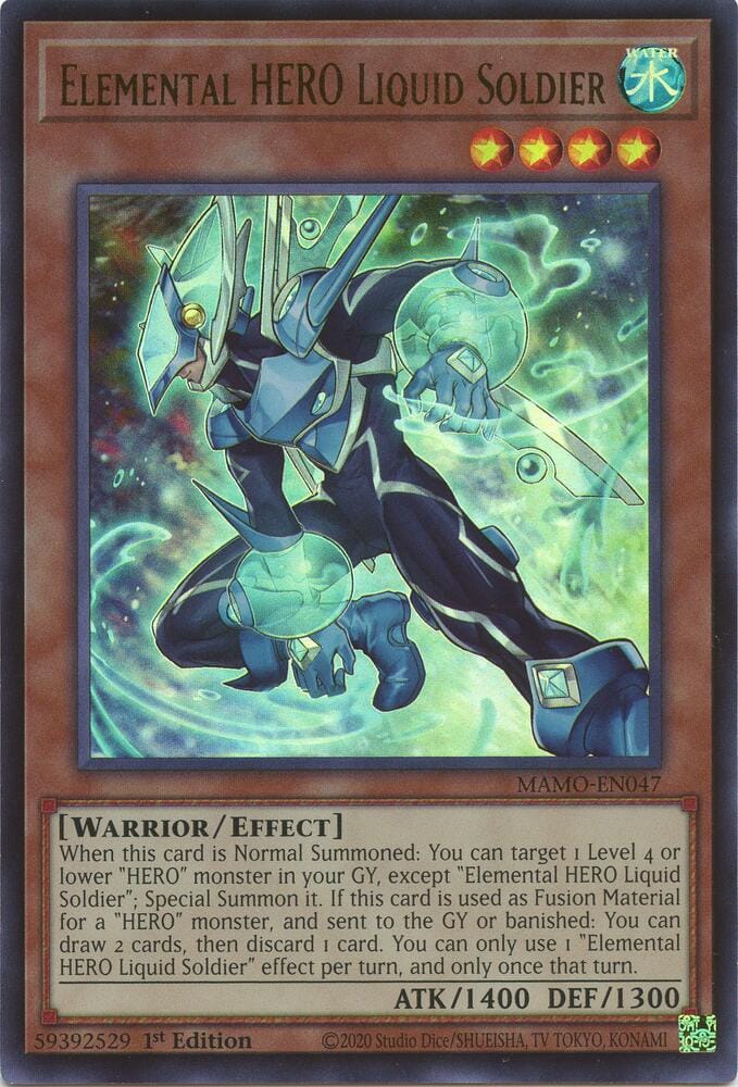 Elemental HERO Liquid Soldier MAMO-EN047