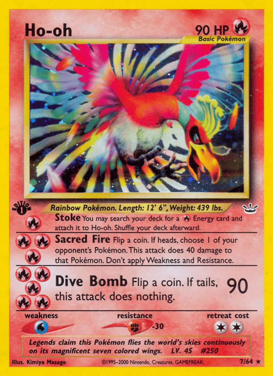 Ho-oh (7) (First Edition)
