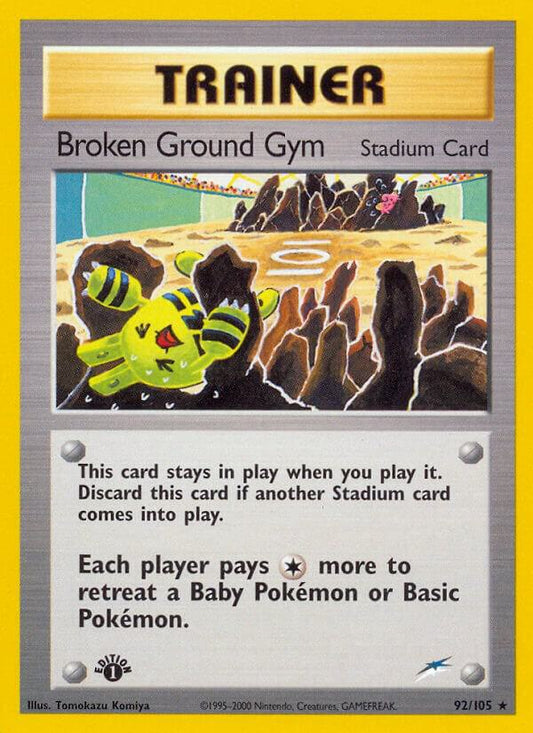 Broken Ground Gym 092/105 - Neo Destiny (N4)