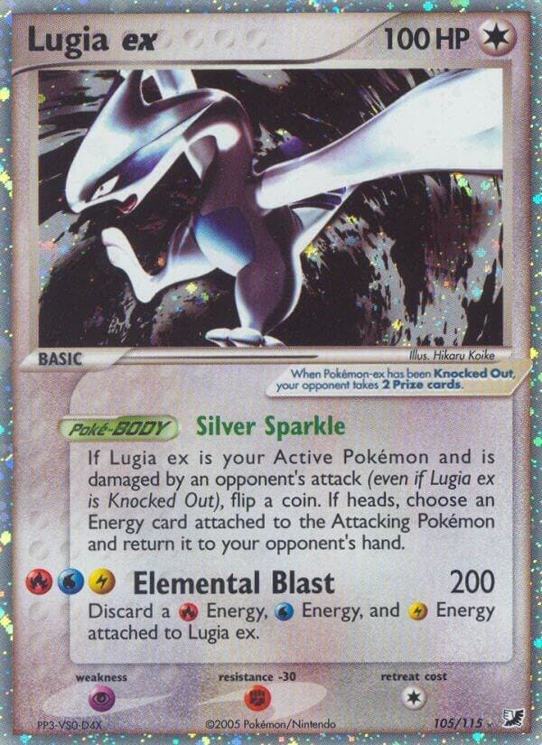 Lugia Ex 105/115 - EX Unseen Forces (UF)