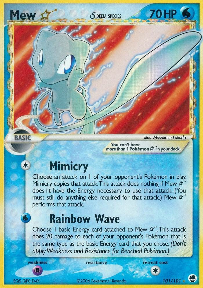 Mew [Gold Star] (Delta Species) 101/101