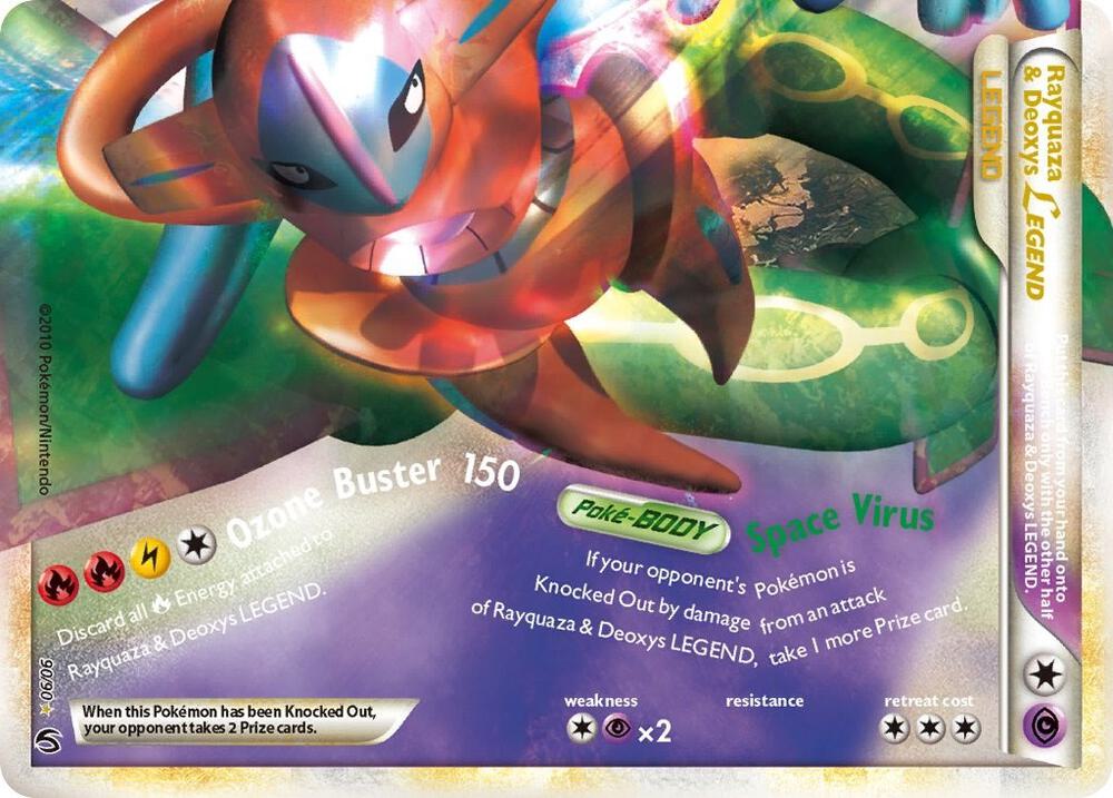 Rayquaza & Deoxys Legend (Bottom) 90/90