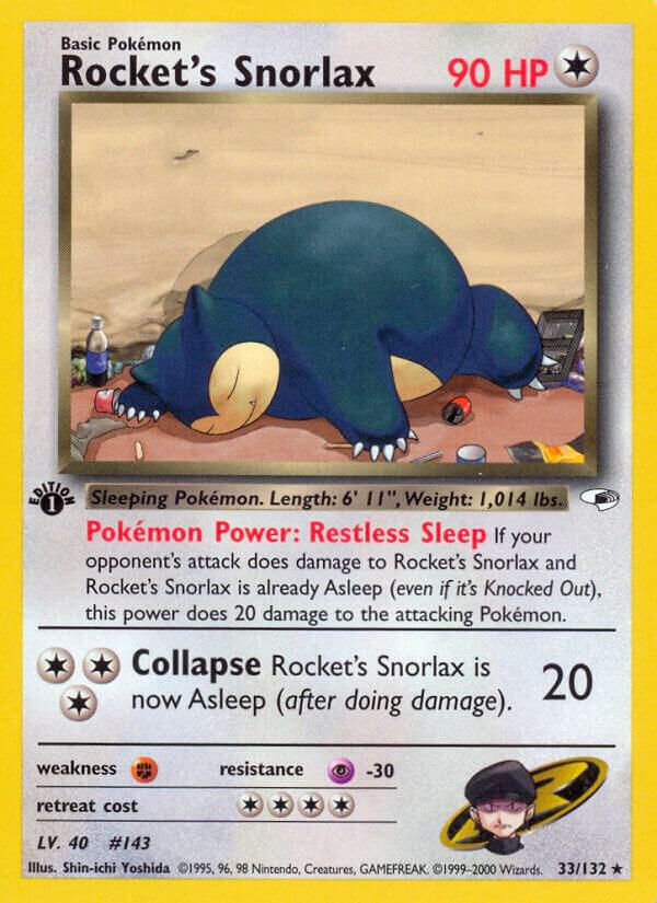 Rocket's Snorlax - Gym Heroes (G1) 33/132