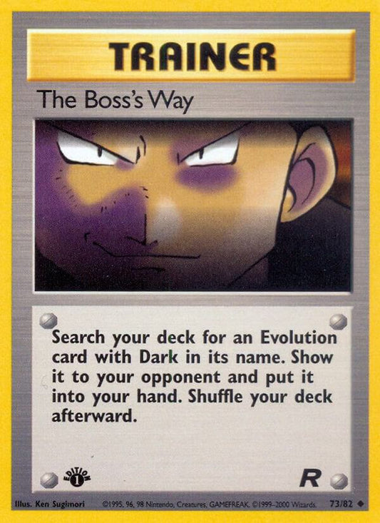 The Boss's Way 73/82 Team Rocket (TR)