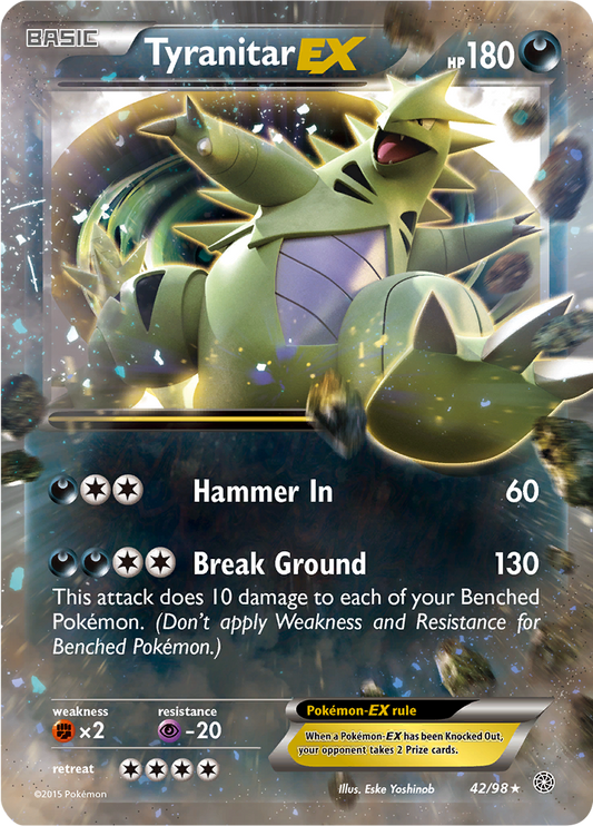 Tyranitar EX - XY 42/98