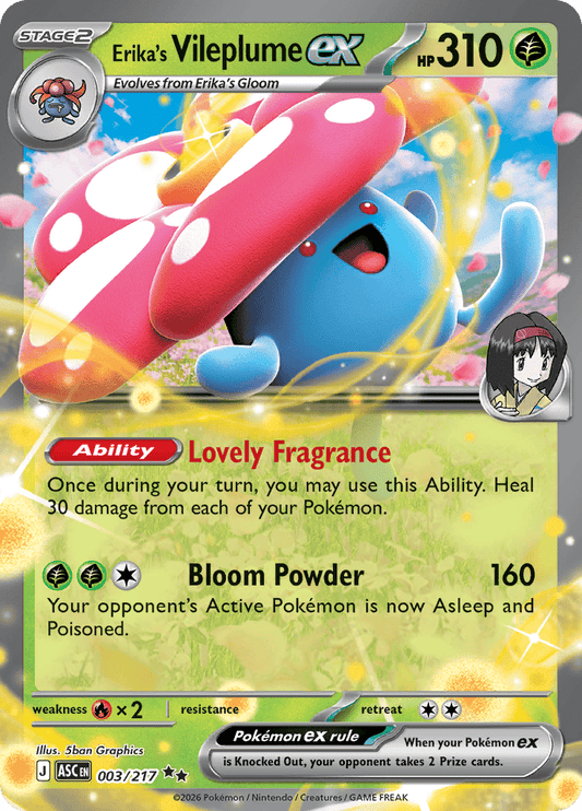 Erika's Vileplume Ex 003/217