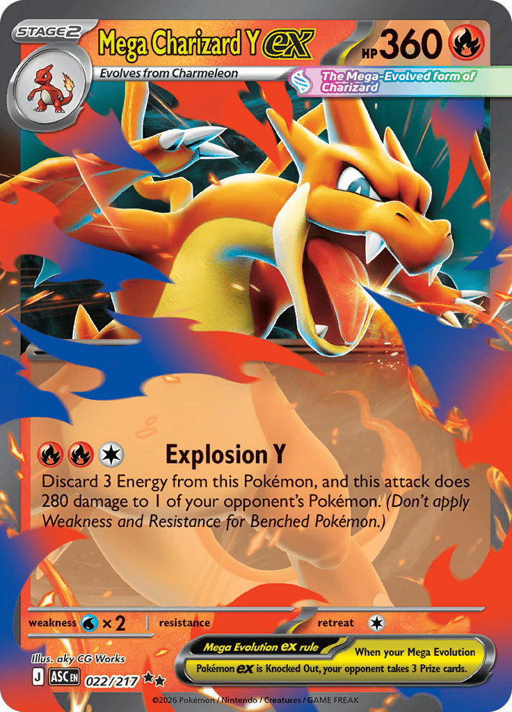Mega Charizard Y Ex - 022/217