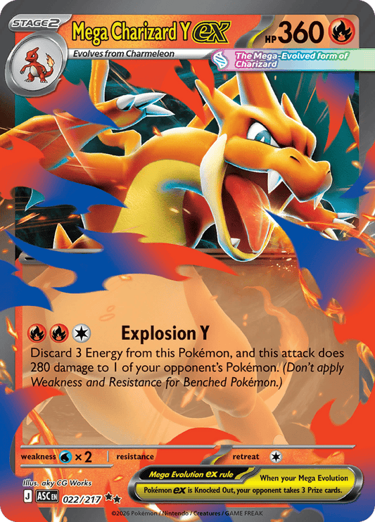 Mega Charizard Y Ex - 022/217