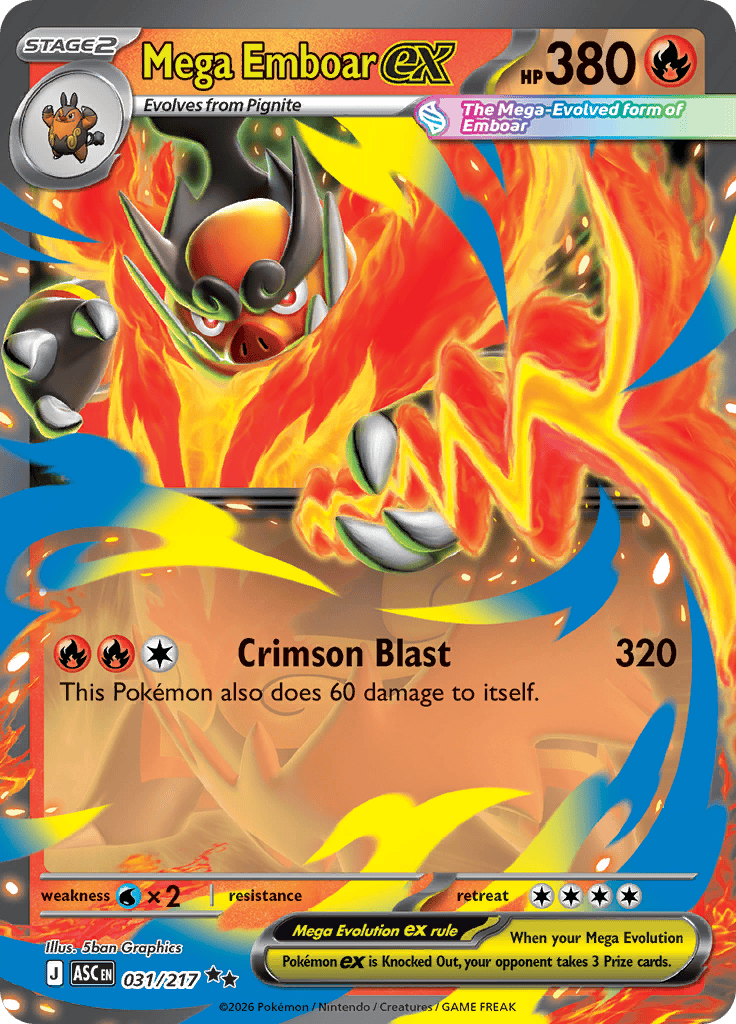 Mega Emboar Ex - 031/217