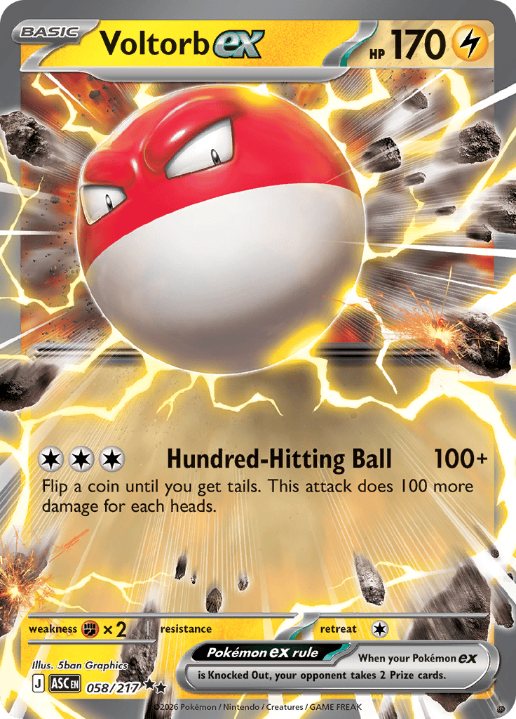 Voltorb Ex 058/217