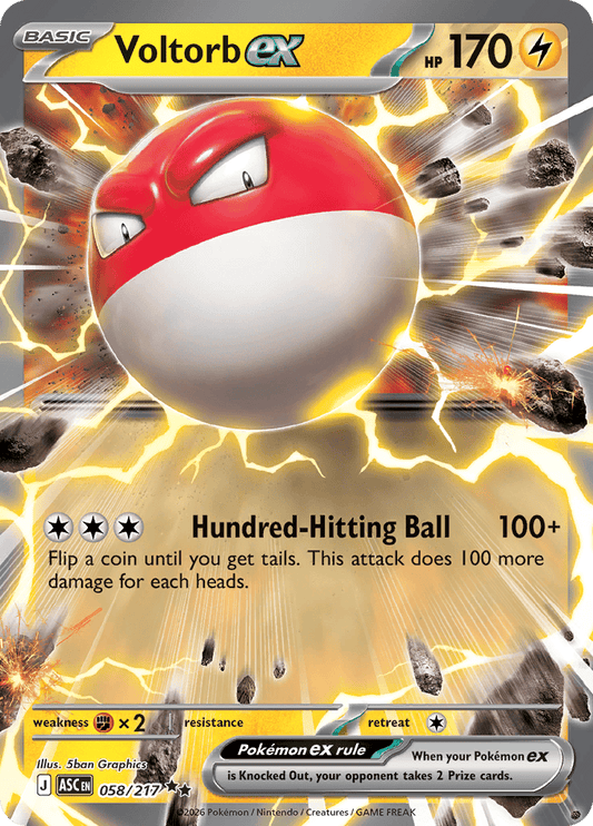 Voltorb Ex 058/217