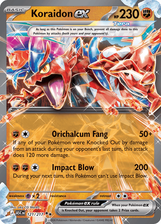 Koraidon Ex 121/217