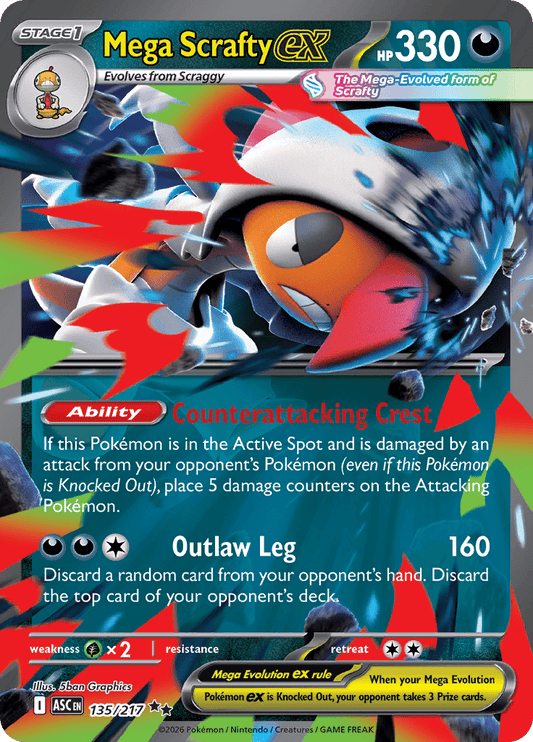 Mega Scrafty Ex - 135/217