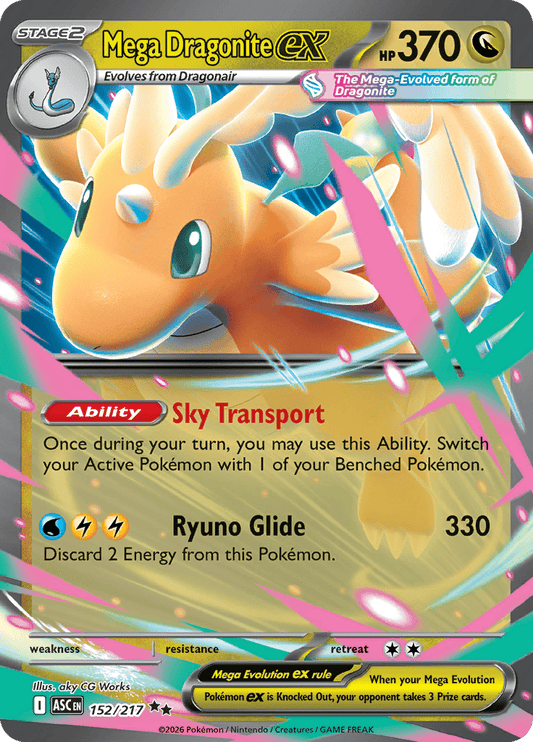 Mega Dragonite Ex - 152/217