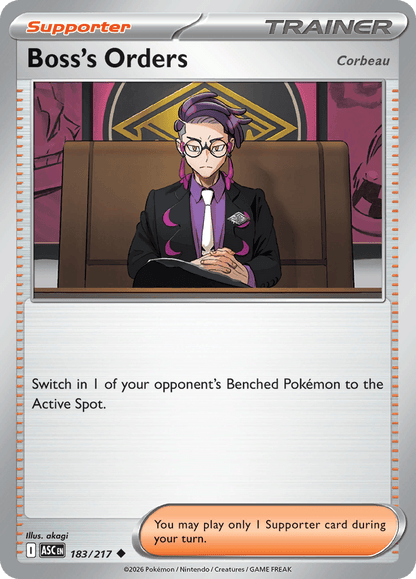 Boss's Orders Ediciones Variadas