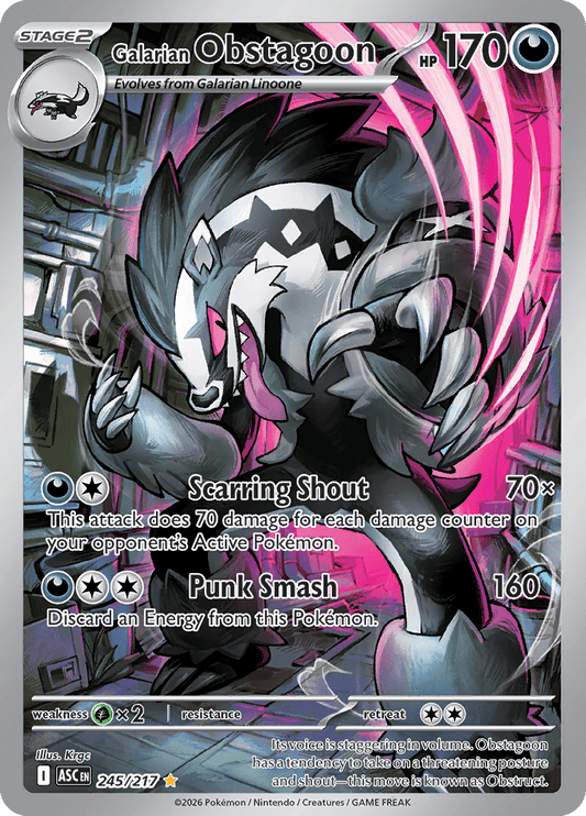 Galarian Obstagoon - 245/217