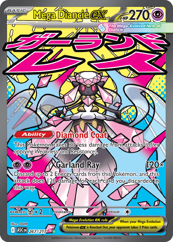 Mega Diancie Ex - 267/217