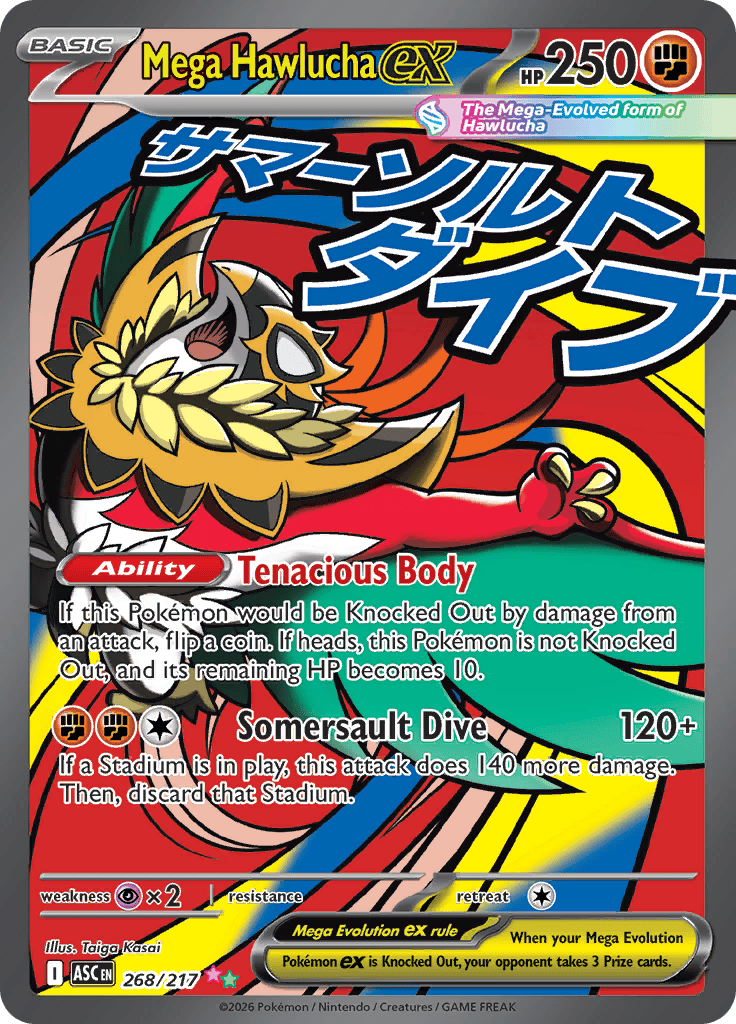 Mega Hawlucha Ex - 268/217