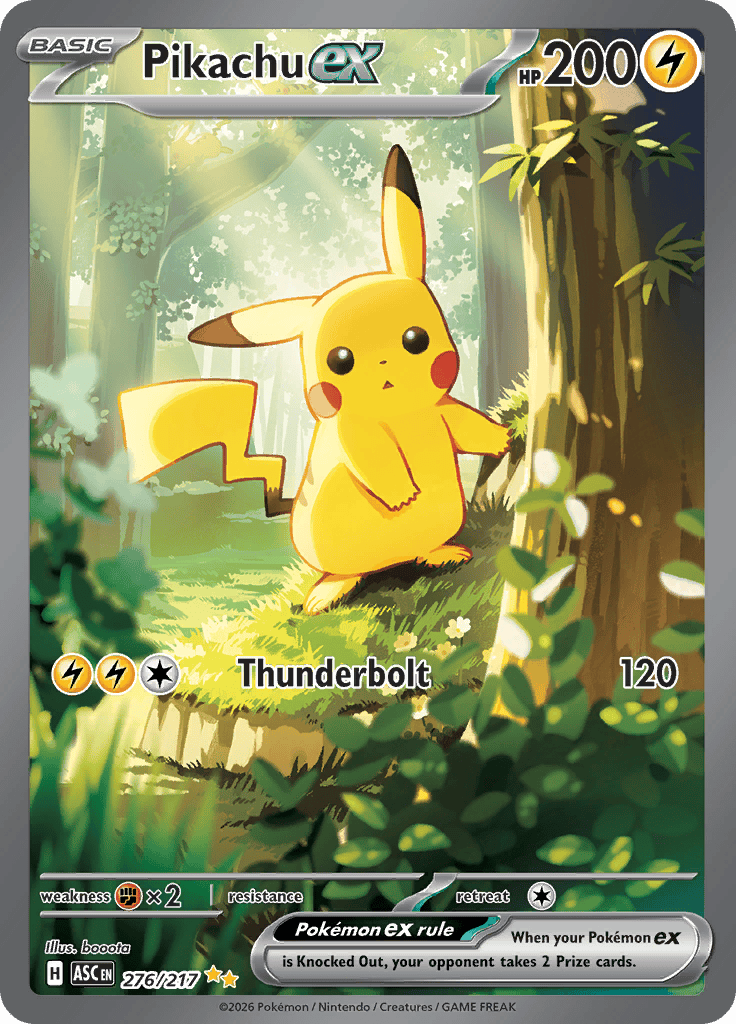 Pikachu Ex - 276/217