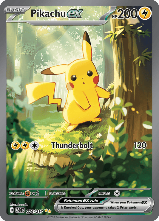 Pikachu Ex - 276/217