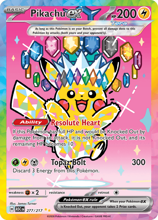 Pikachu Ex - 277/217