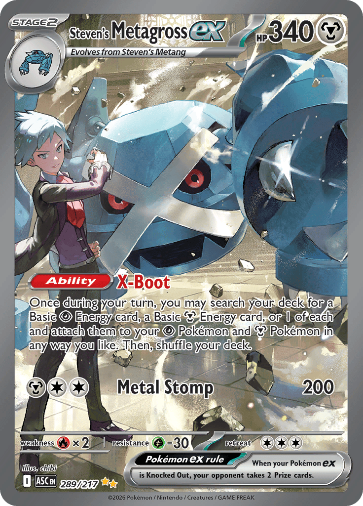 Steven's Metagross Ex 289/217