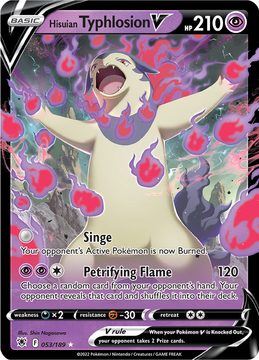 Hisuian Typhlosion V 053/189