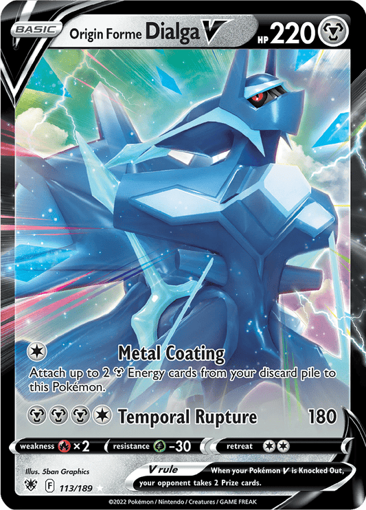 Origin Forme Dialga V 113/189
