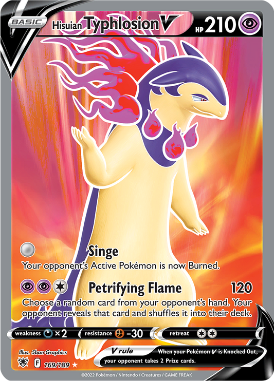 Hisuian Typhlosion V (Full Art) 169/189
