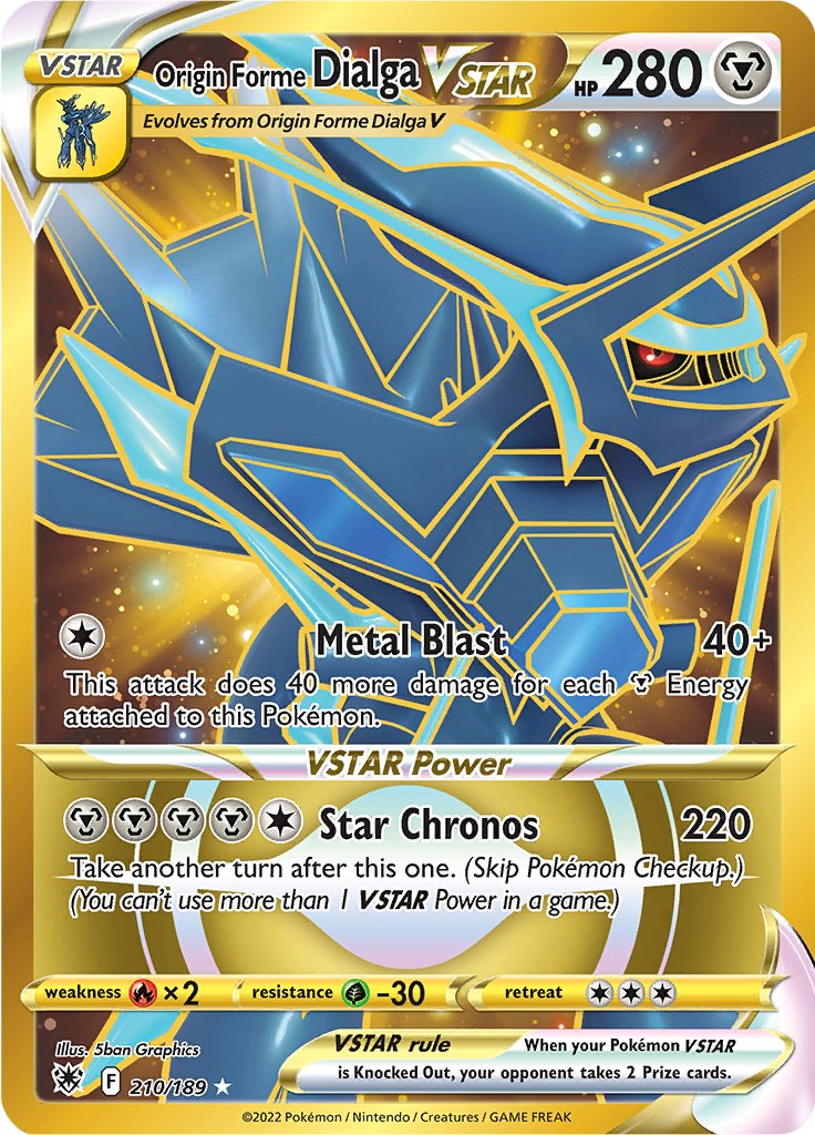 Origin Forme Dialga VSTAR - 210/189