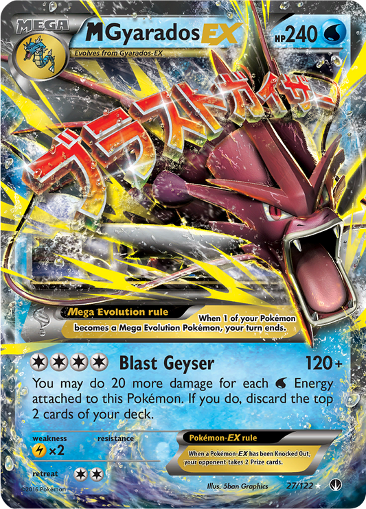M Gyarados EX 27/122