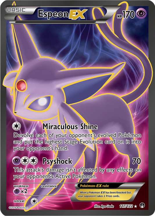 Espeon EX (Full Art) 117/122