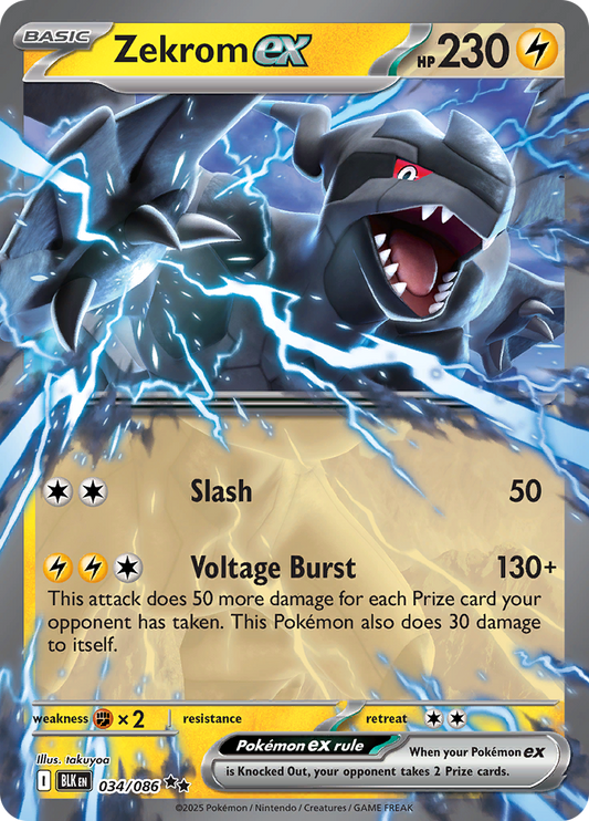 Zekrom Ex 034/086
