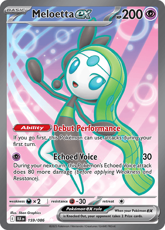 Meloetta Ex - 159/086